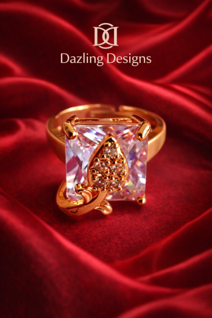 Radiant Halo Diamond Ring