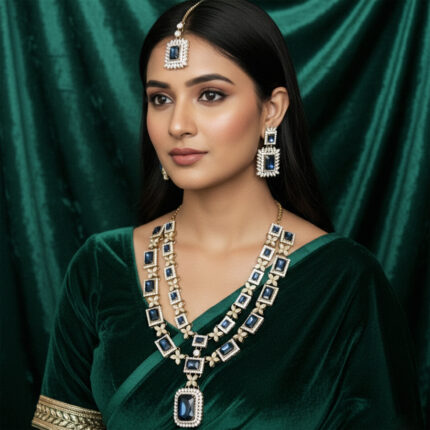 Midnight Blue & Silver