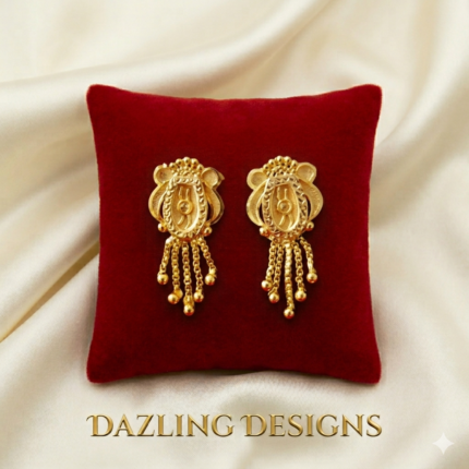 The Royal Heritage Shield Drop Earrings